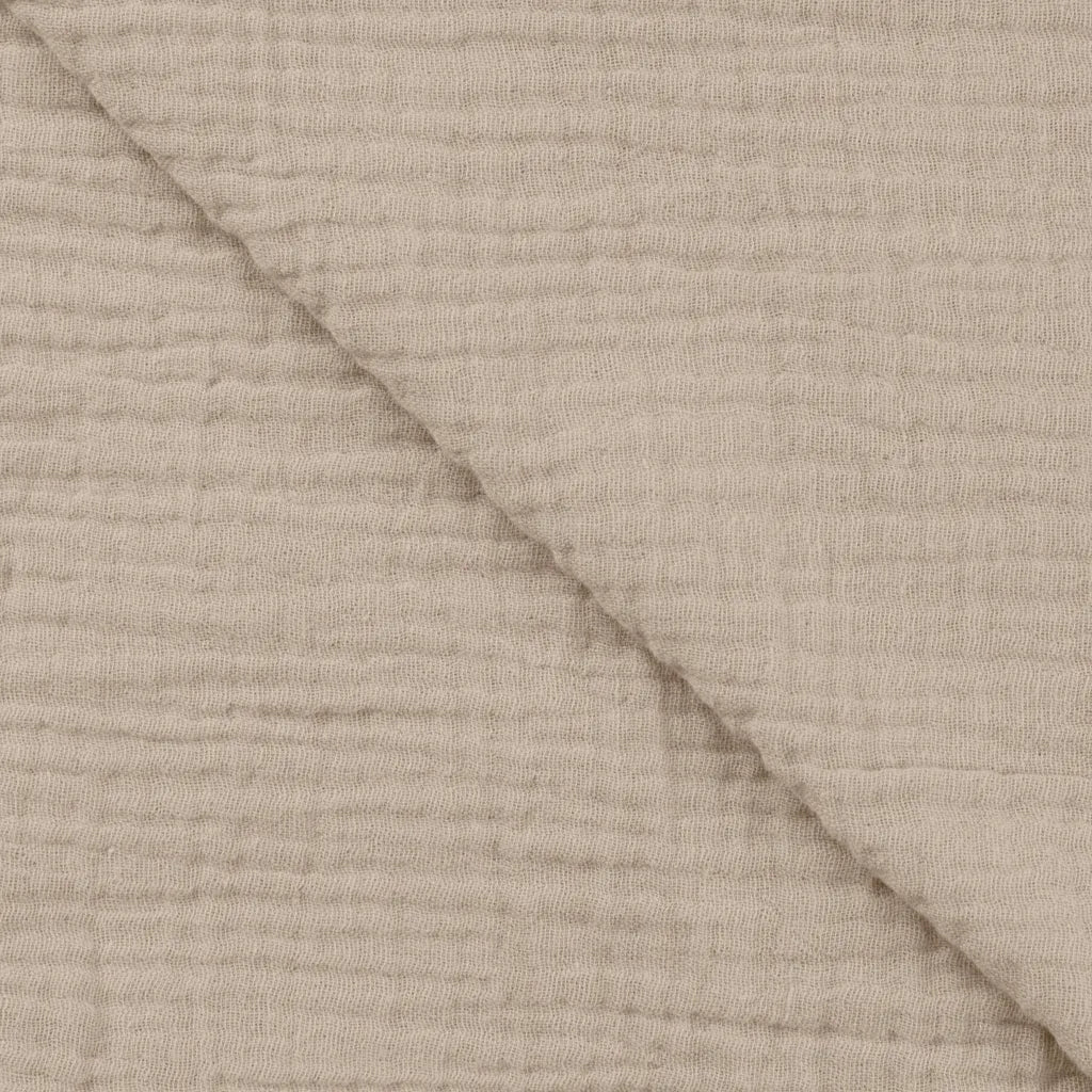 DOUBLE GAZE UNIE Beige Naturel