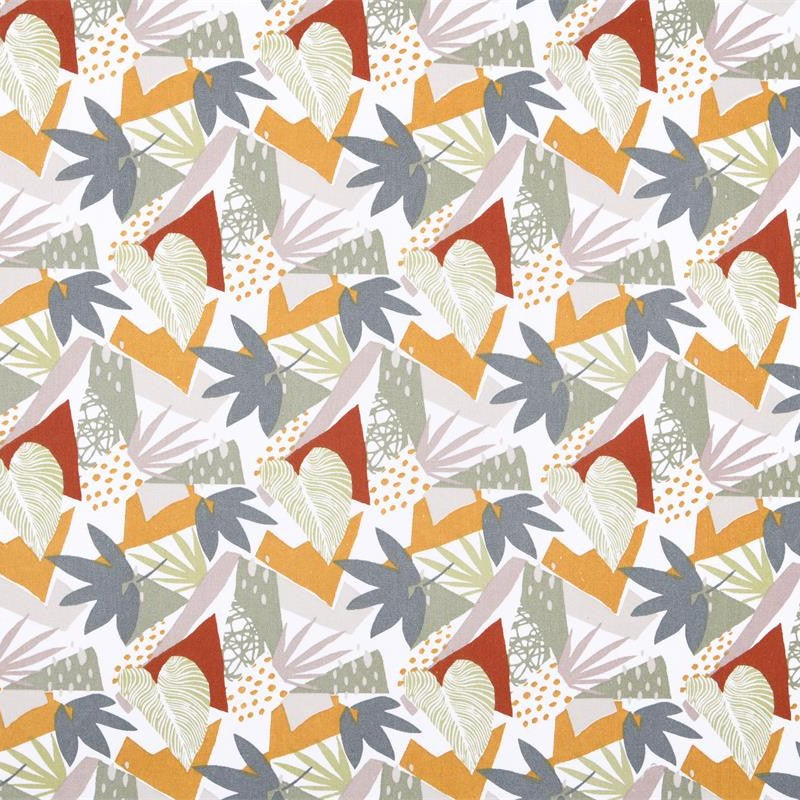 COTON MOTIF imprimé feuillage
