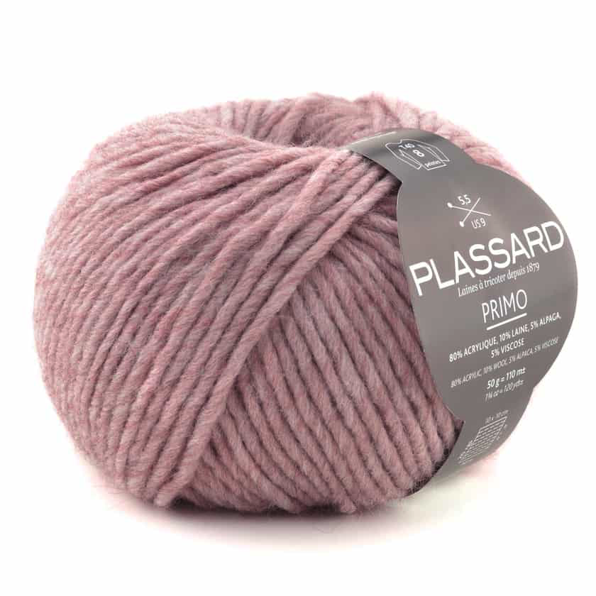 LAINE PRIMO PLASSARD Rose chiné-31