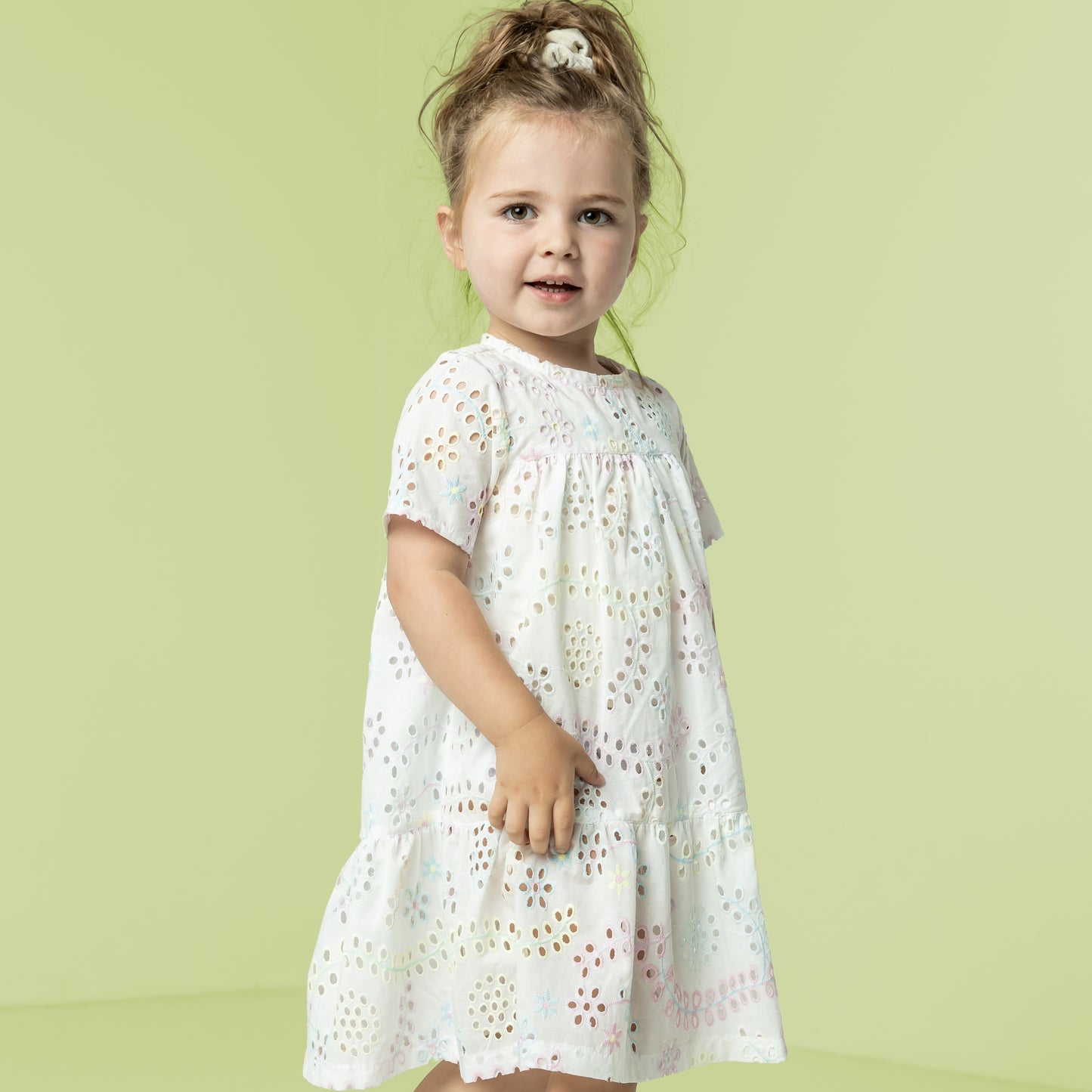 BRODERIE ANGLAISE QJUTIE Colorée