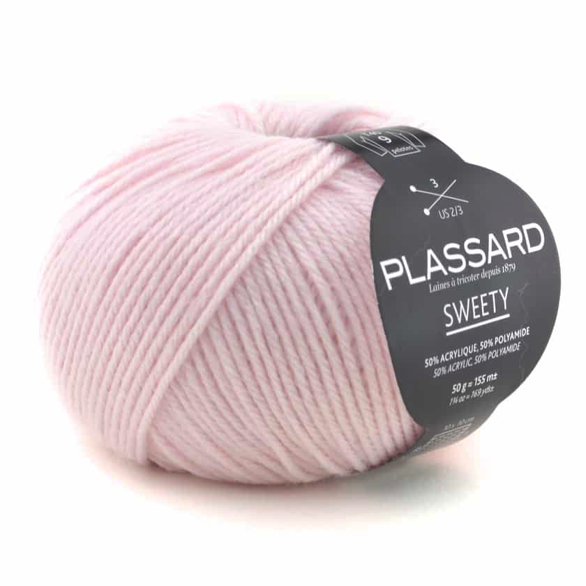 LAINE SWEETY Rose pâle-10