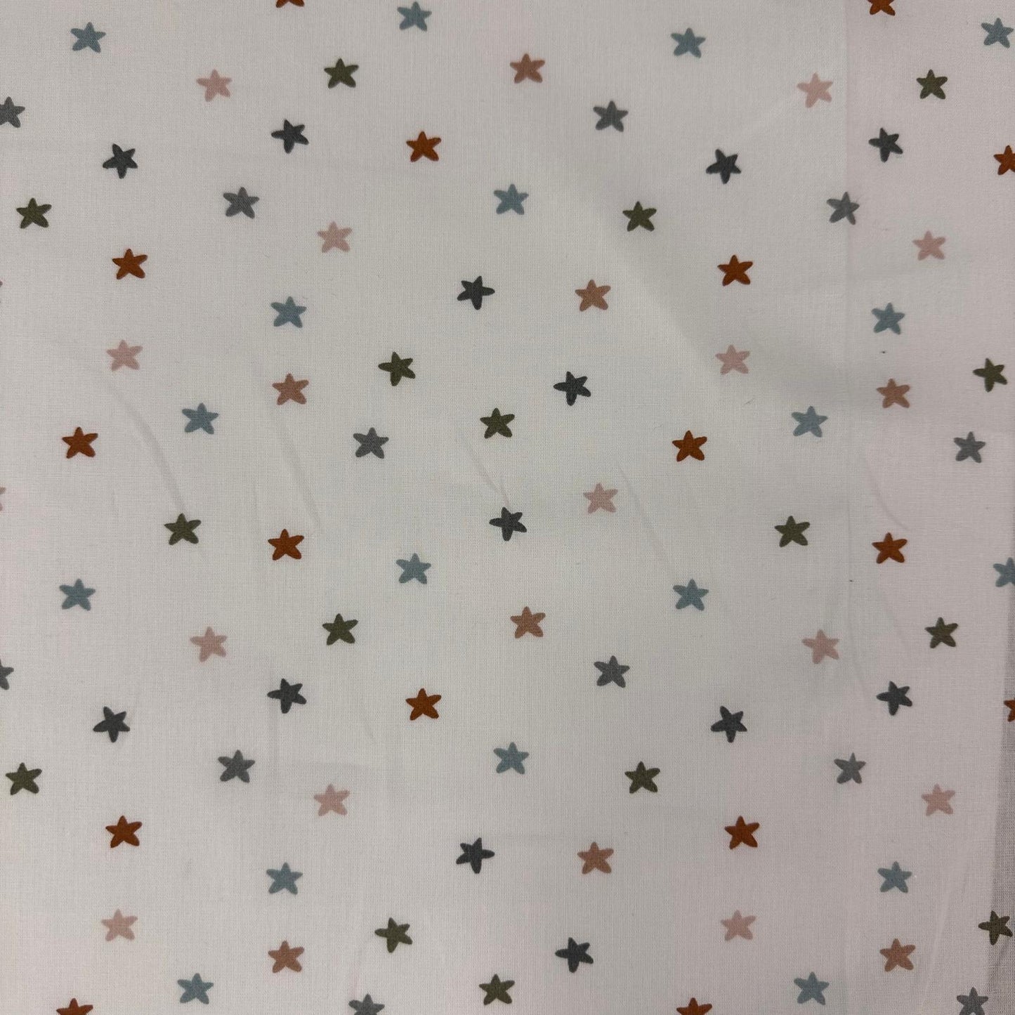 COTON IMPRIME Etoiles Naturel
