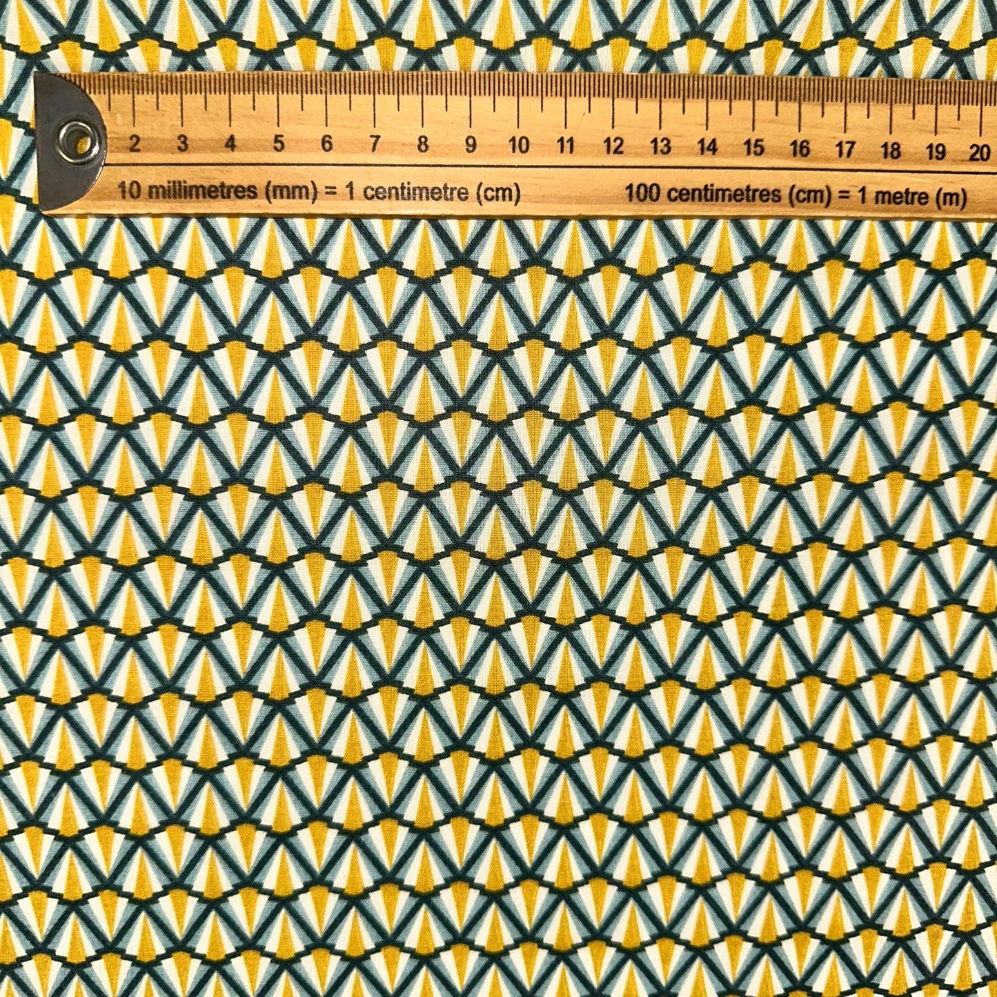 COTON IMPRIME Graphique Bleu Canard