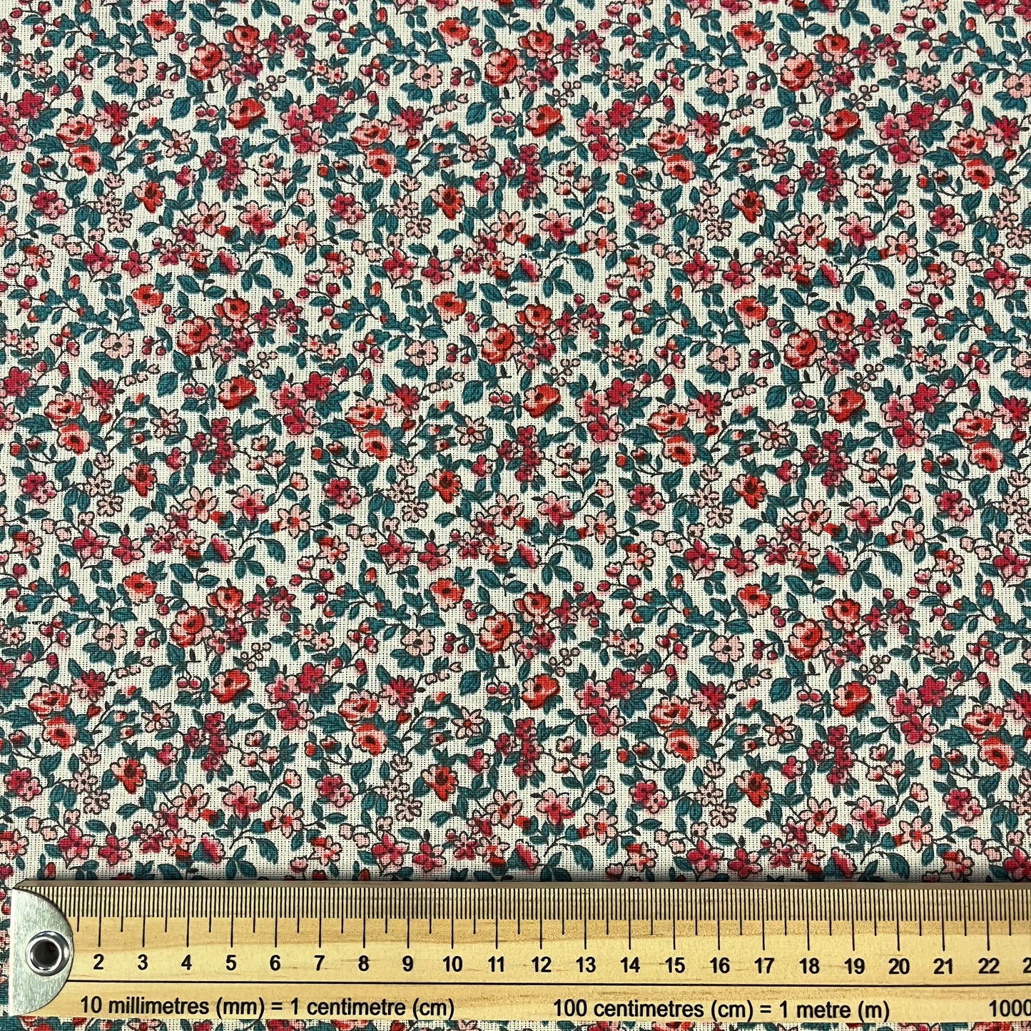 COTON IMPRIME Léonie Corail