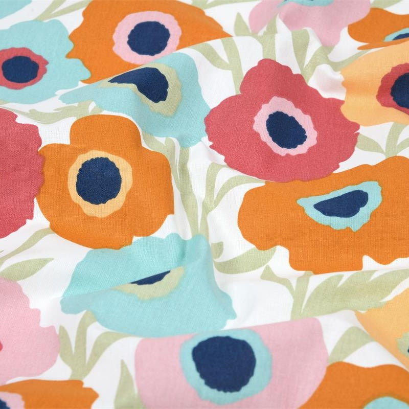 ENDUIT IMPRIME Grandes Fleurs Multi couleurs Selma