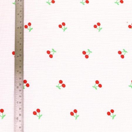 DOUBLE GAZE MOTIF Cerise