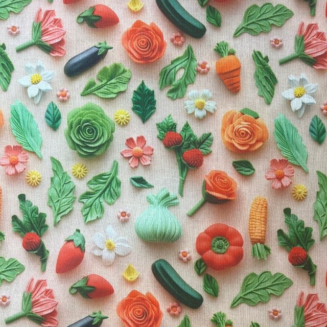 ENDUIT IMPRIME 3D Légumes du jardin