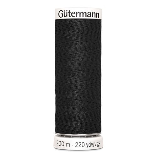 FIL POLYESTER GUTERMANN 200m NOIR-000