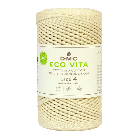 COTON RECYCLE ECO VITA 4 DMC Ecru-01