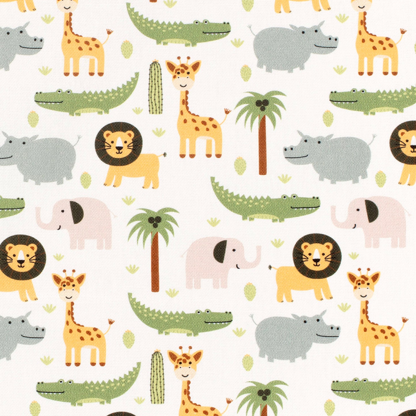 TOILE DECO IMPRIME Animaux de la savane