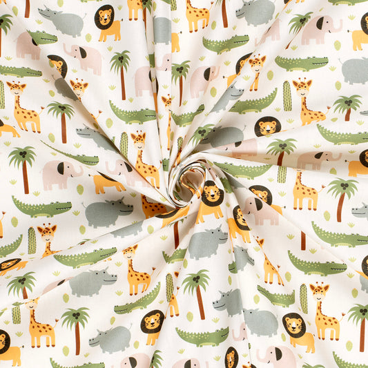 TOILE DECO IMPRIME Animaux de la Savane