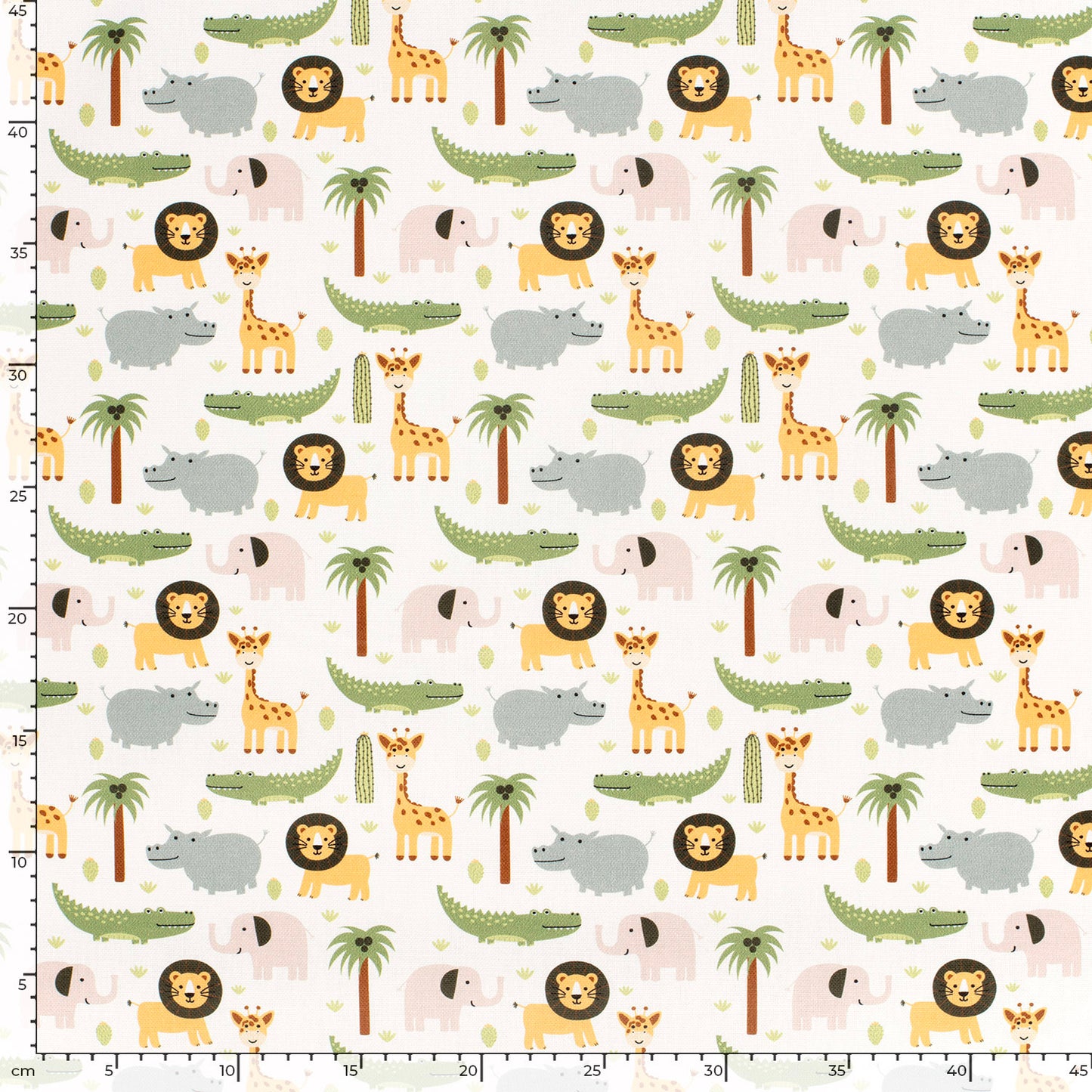 TOILE DECO IMPRIME Animaux de la savane