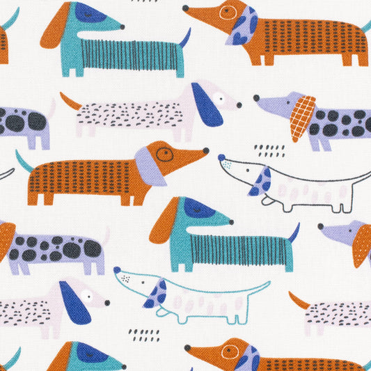 TOILE DECO IMPRIME Chiens Teckel