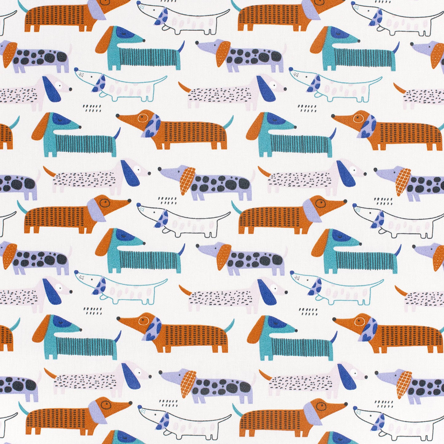TOILE DECO IMPRIME Chien Teckel