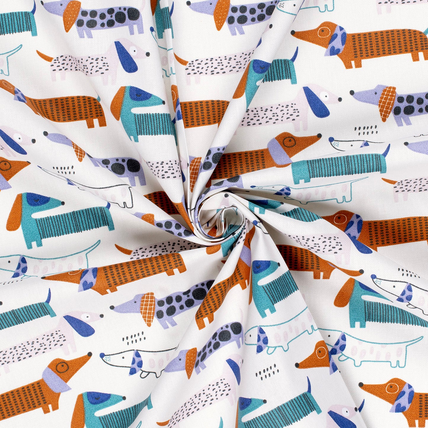TOILE DECO IMPRIME Chien Teckel