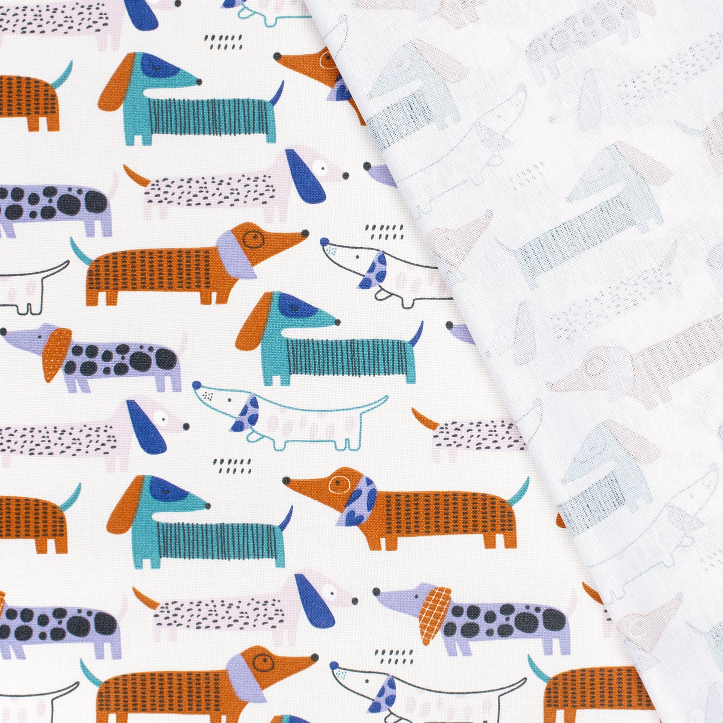 TOILE DECO IMPRIME Chien Teckel