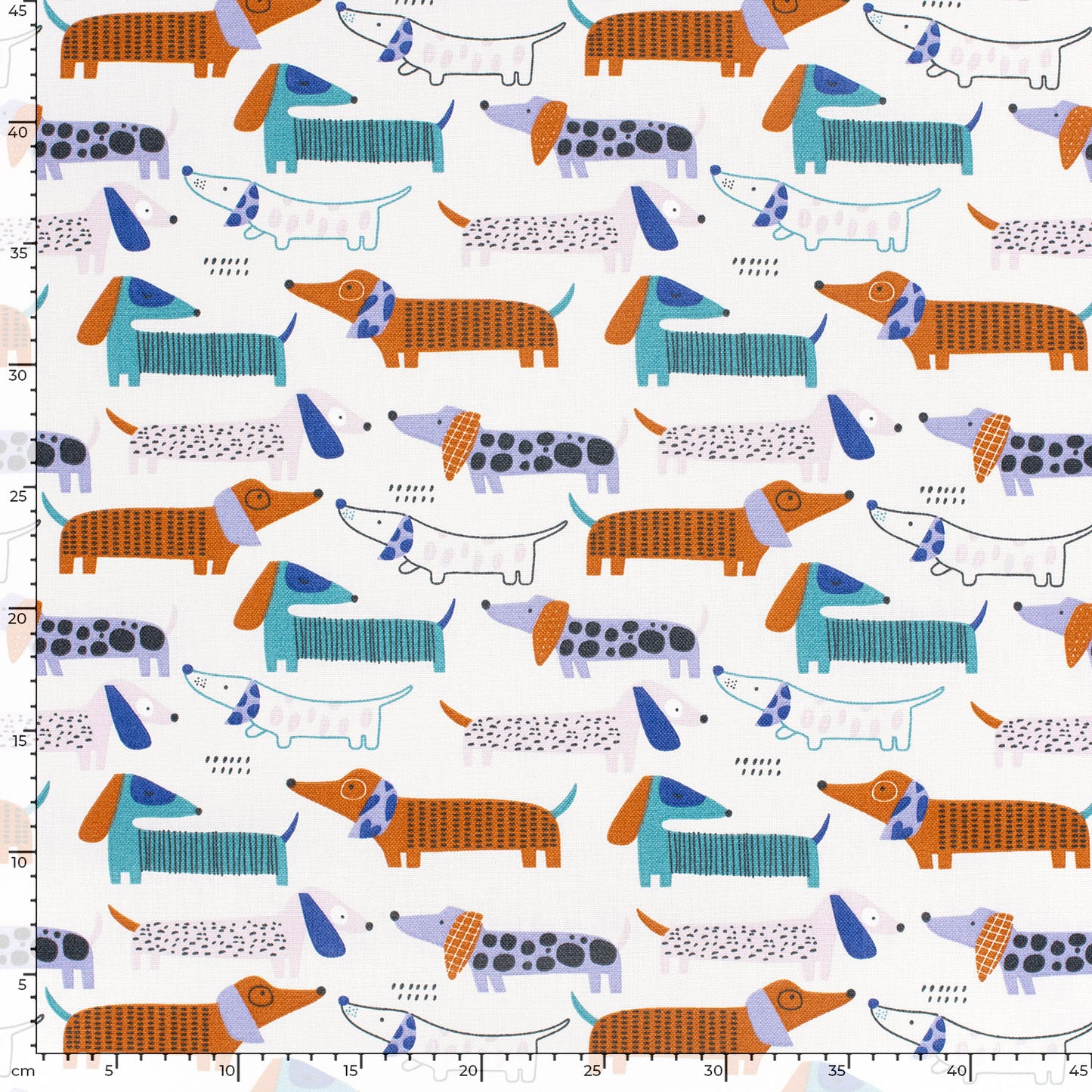 TOILE DECO IMPRIME Chien Teckel
