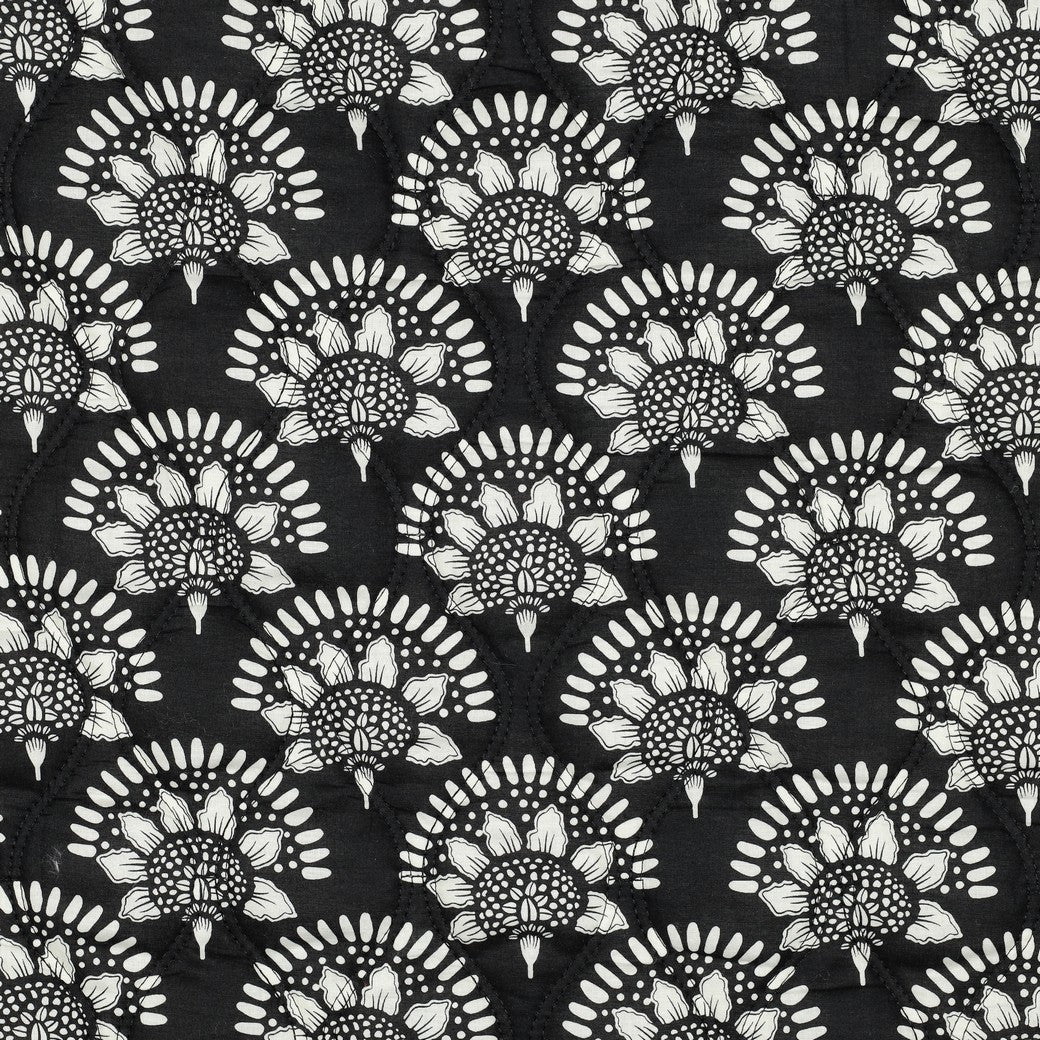 MATELASSE IMPRIME DOUBLE GAZE Noir et Blanc