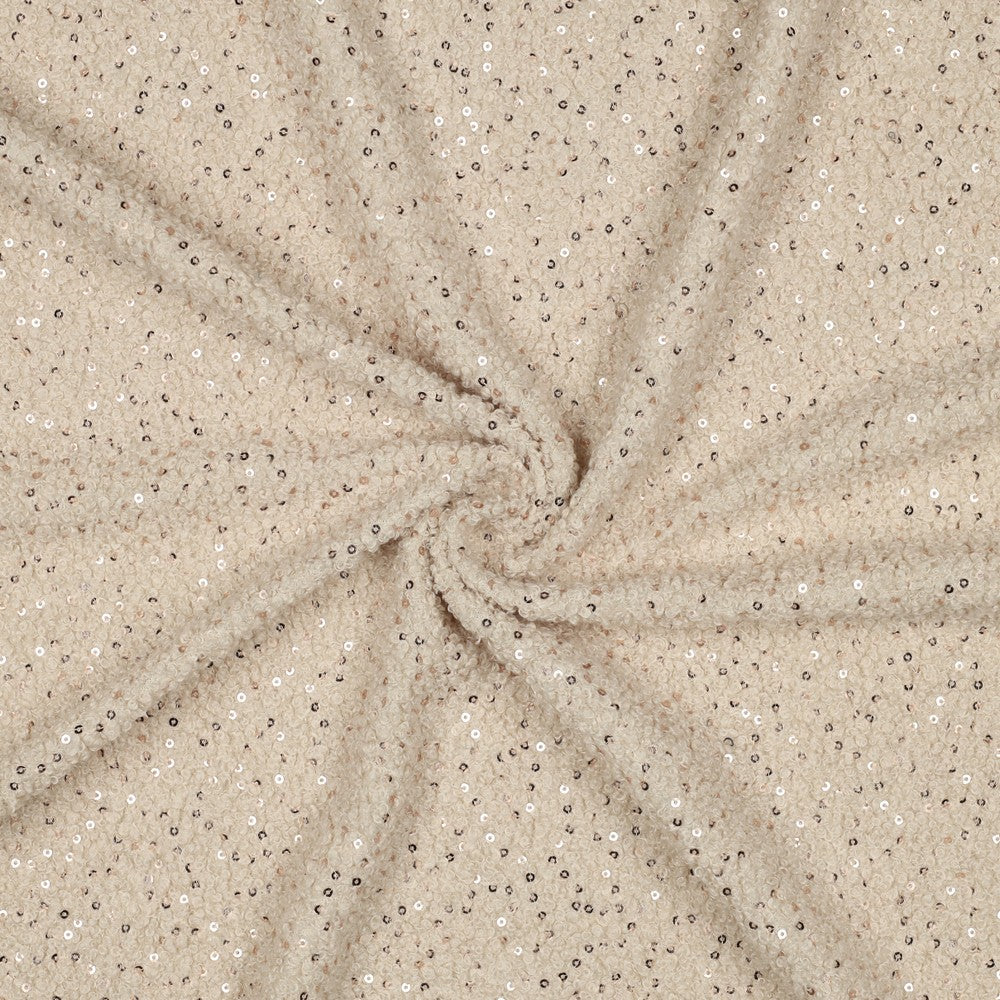 BOUCLETTE SEQUINS uni Ecrue