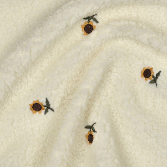 BOUCLETTE BRODEE Tournesol