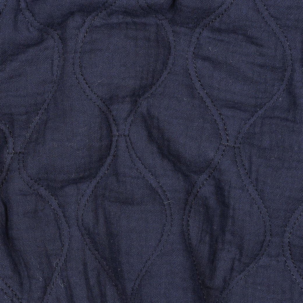 MATELASSE IMPRIME DOUBLE GAZE Bleu Jean