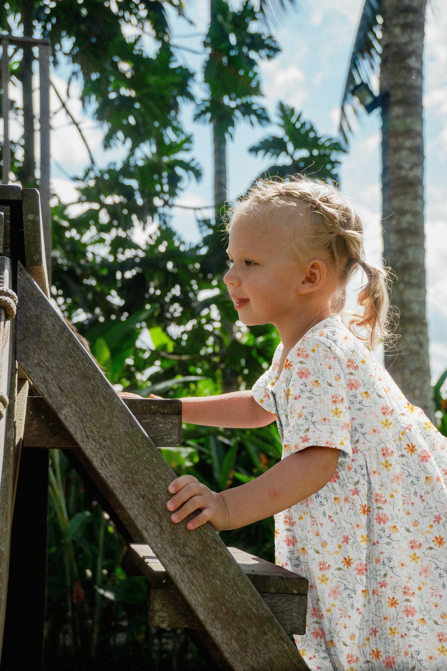 DOUBLE GAZE IMPRIMEE Fleuris digital