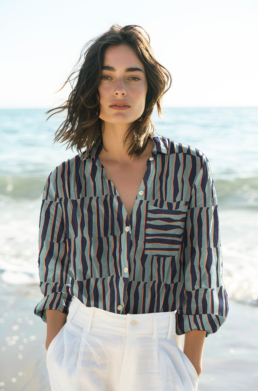 VOILE DE COTON IMPRIME Graphique