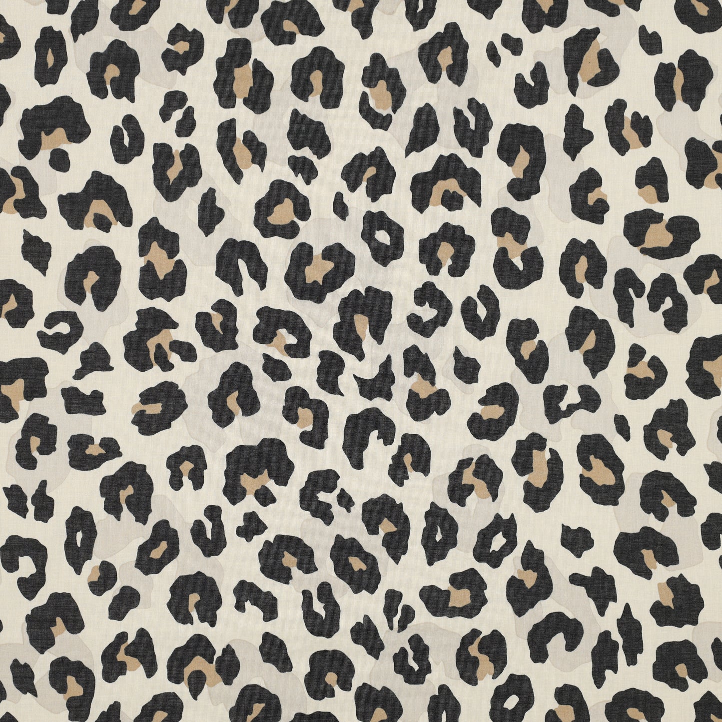 VOILE DE COTON IMPRIME Léopard