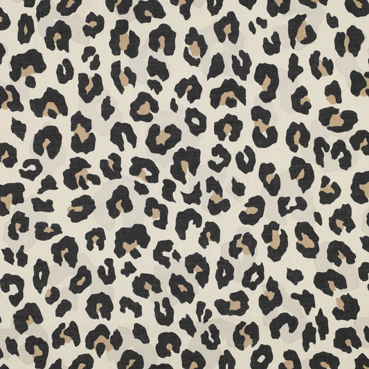 VOILE DE COTON IMPRIME Léopard