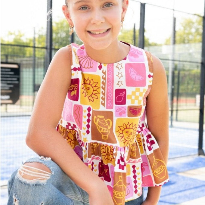 COTON IMPRIME Patch Rose