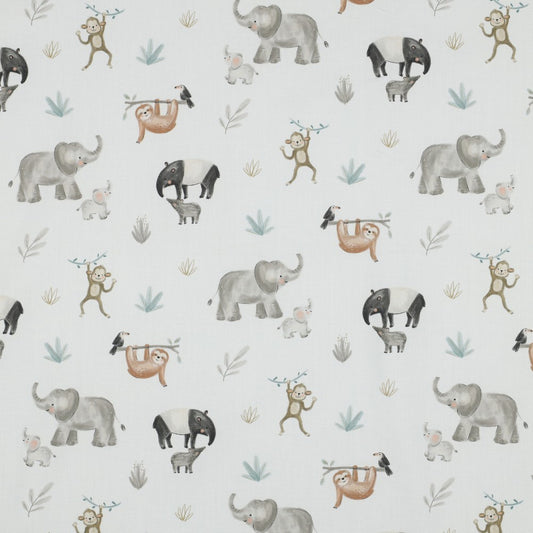 COTON DIGITALE IMPRIMEE Animaux de la savane