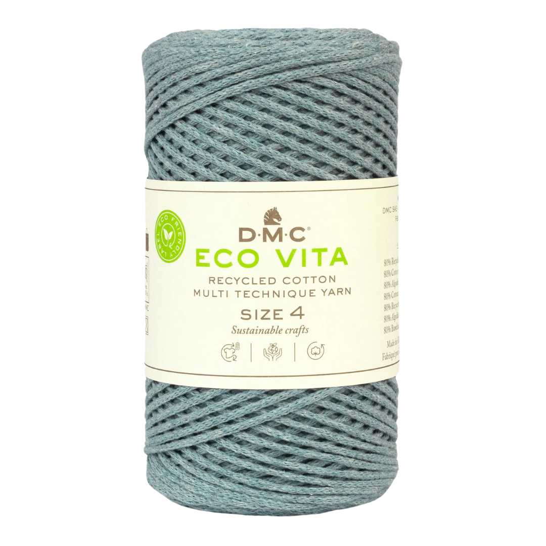 COTON RECYCLE ECO VITA 4 DMC Bleu-07