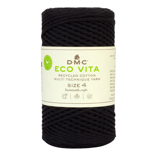 COTON RECYCLE ECO VITA 4 DMC Noir-72