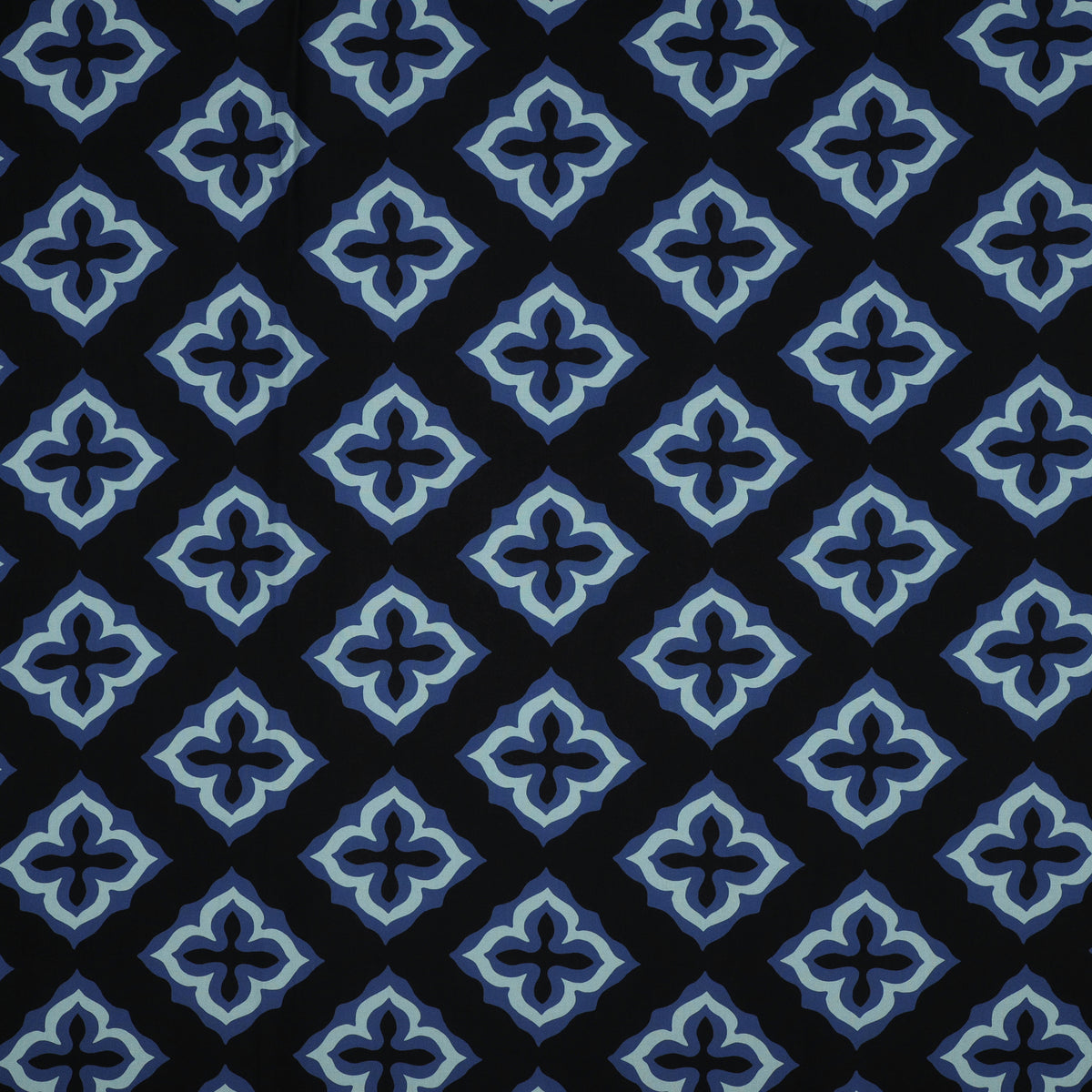 VISCOSE TWILL IMPRIMEE graphique Marine