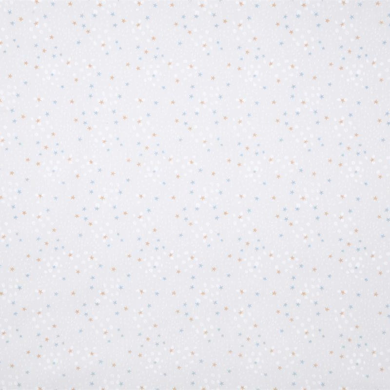 COTON IMPRIME Etoiles Multi couleurs