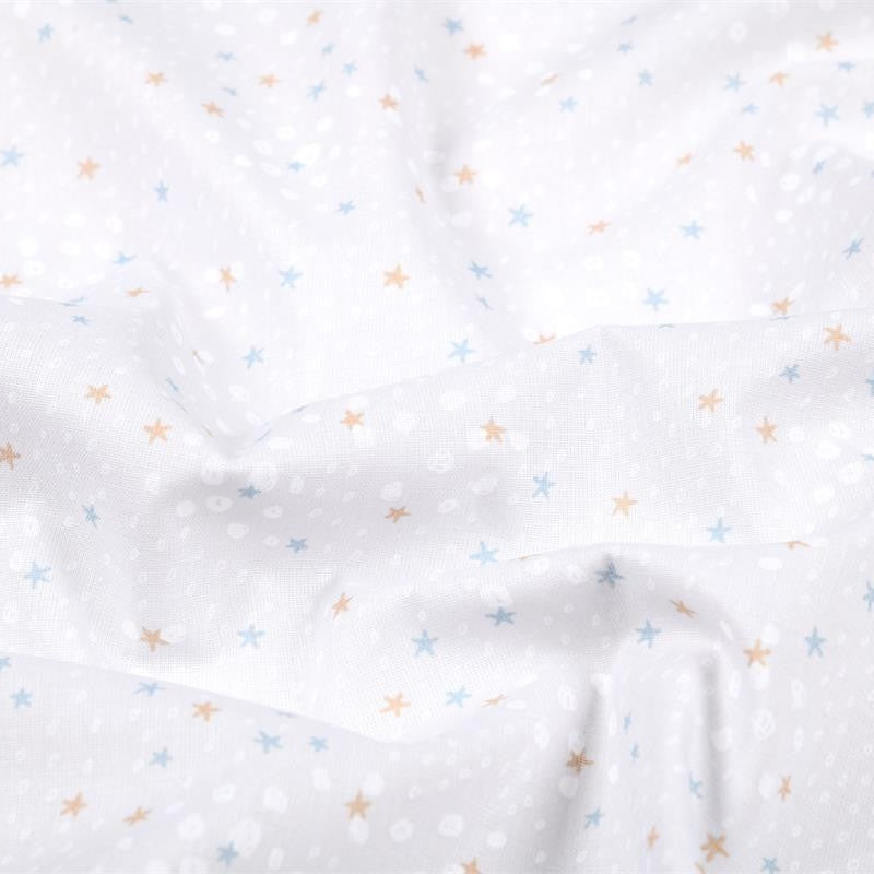 COTON IMPRIME Etoiles Multi couleurs