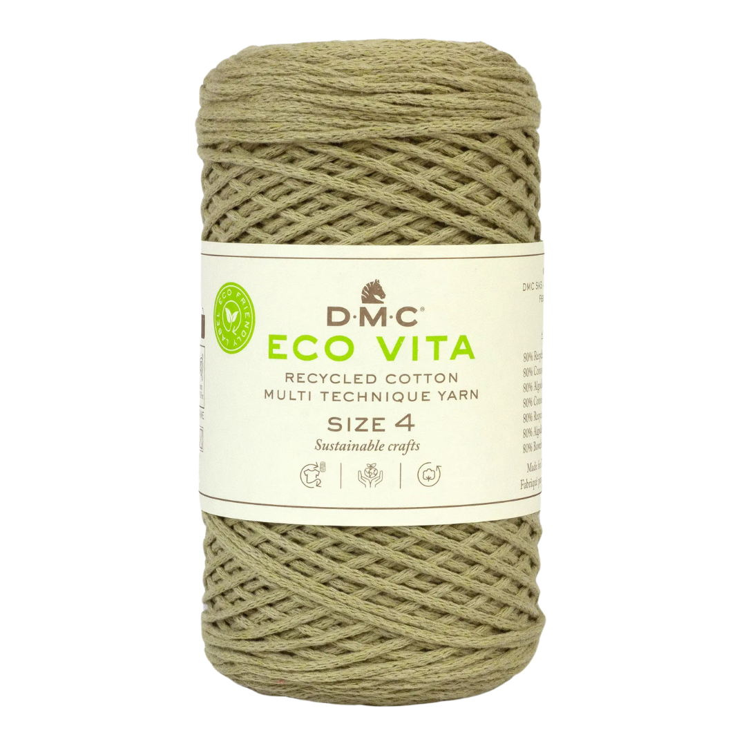 COTON RECYCLE ECO VITA 4 DMC Kaki clair-08