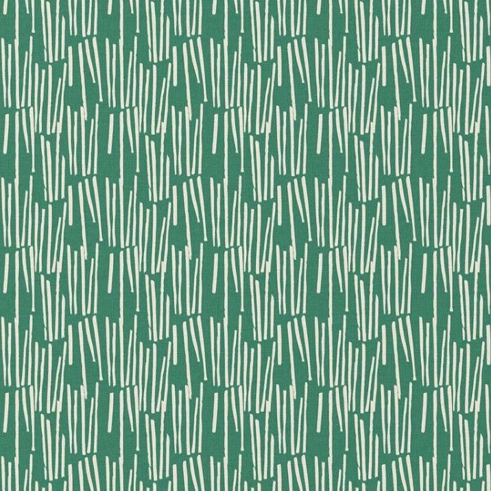 COTON IMPRIME GRAPHIQUE Vert et blanc