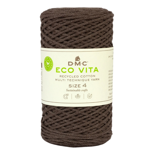 COTON RECYCLE ECO VITA 4 DMC Marron-112