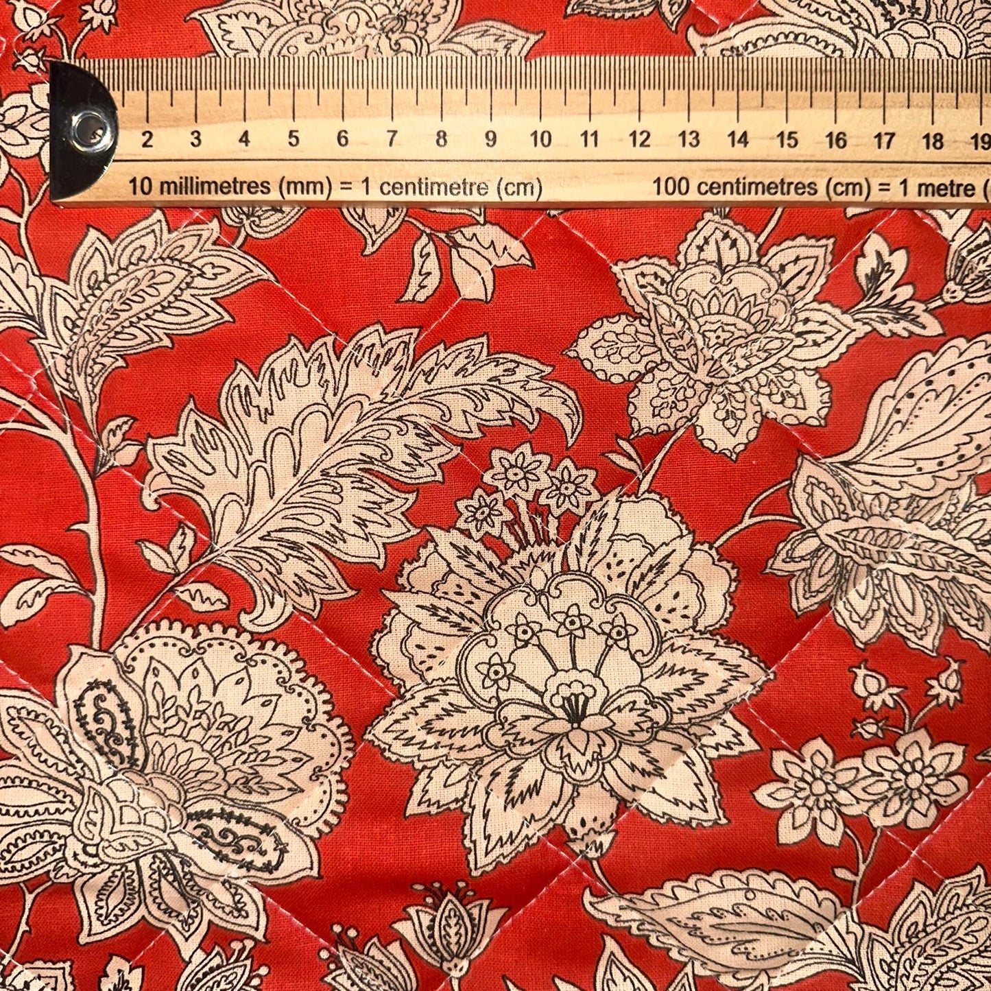 MATELASSE IMPRIME Fleuris Orange
