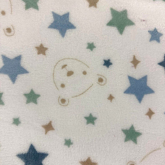 DOUDOU IMPRIME Petites Etoiles et Nounours