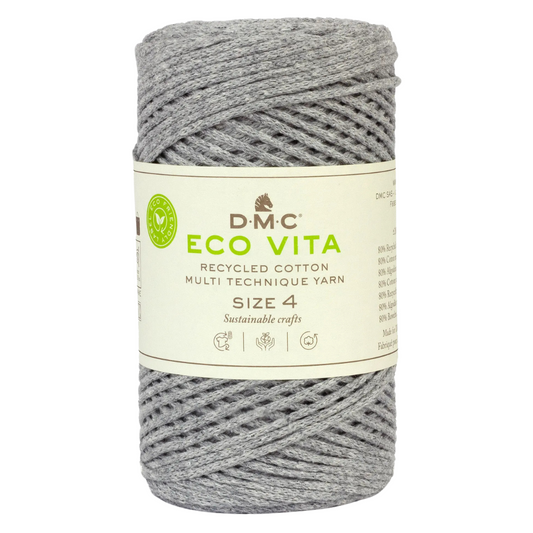 COTON RECYCLE ECO VITA 4 DMC Gris-122