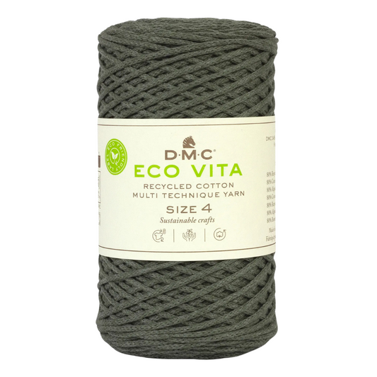 COTON RECYCLE ECO VITA 4 DMC Kaki foncé-12