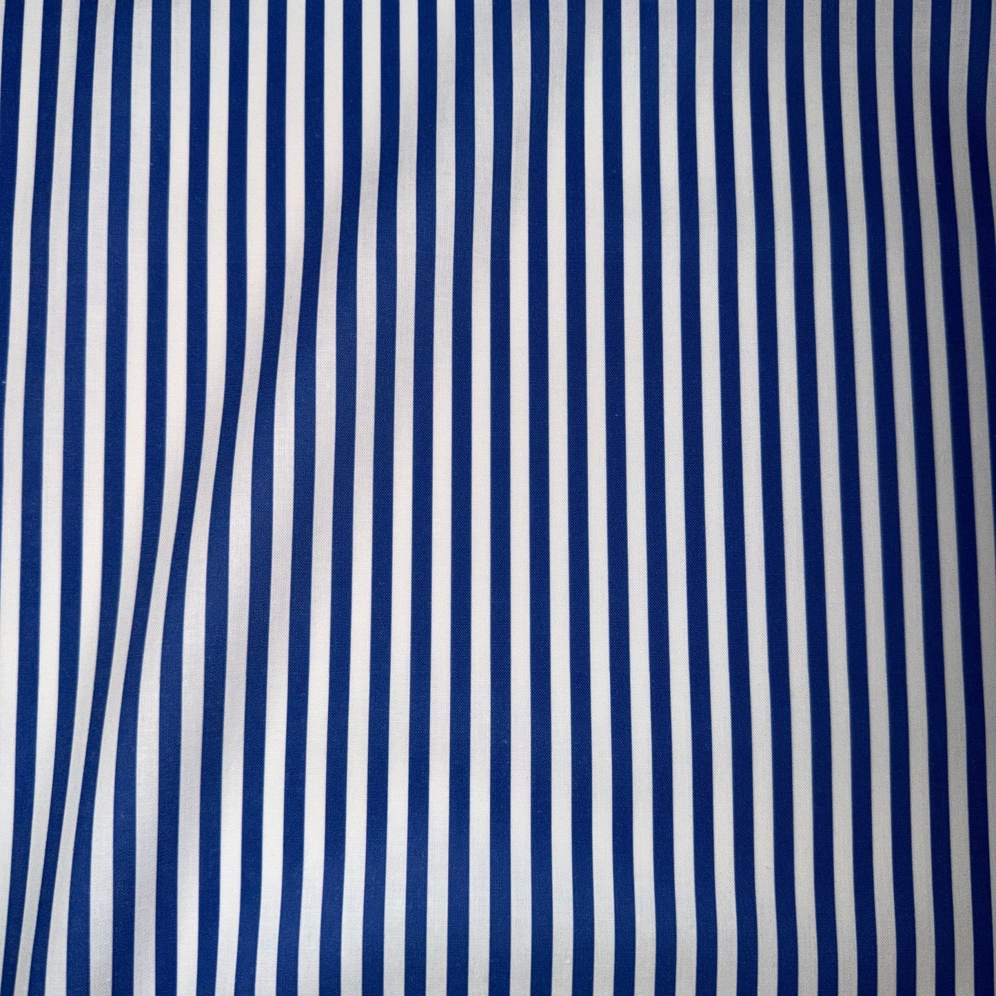 COTON MOTIF Rayure Bleues