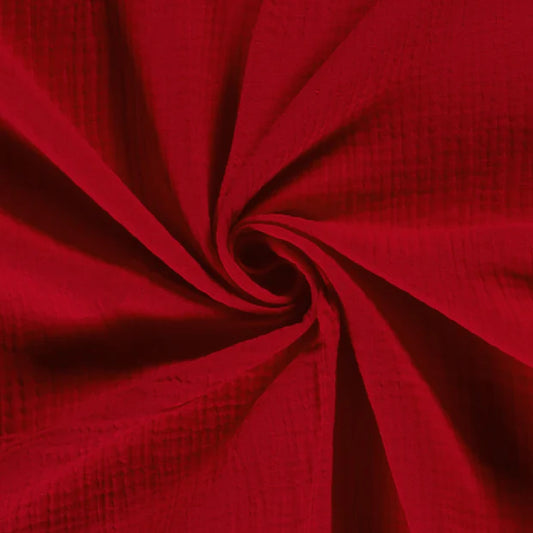DOUBLE GAZE UNIE Rouge