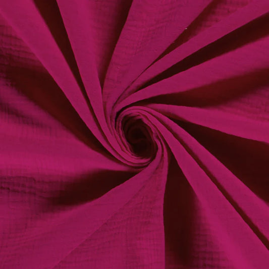 DOUBLE GAZE UNIE Rose fuchsia