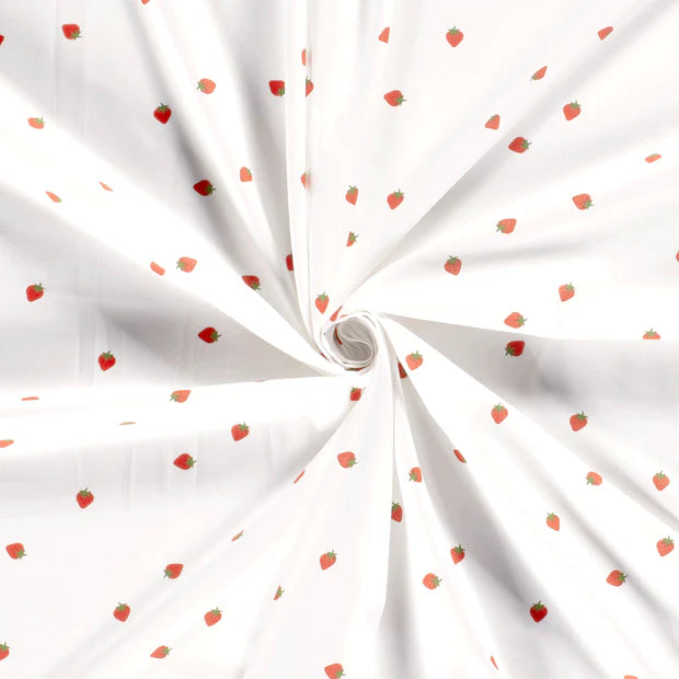 COTON IMPRIME Fraise