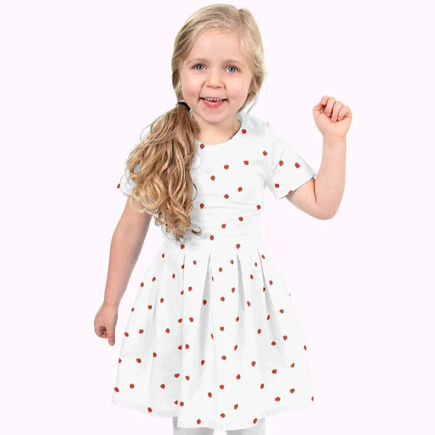 COTON IMPRIME Fraise