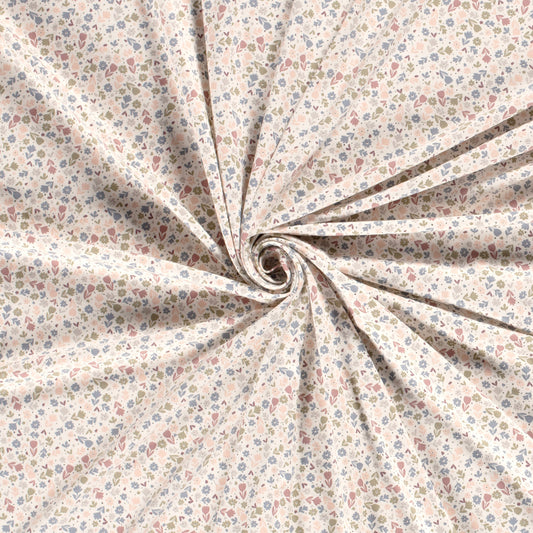 JERSEY DE COTON IMPRIME Petites Fleurs