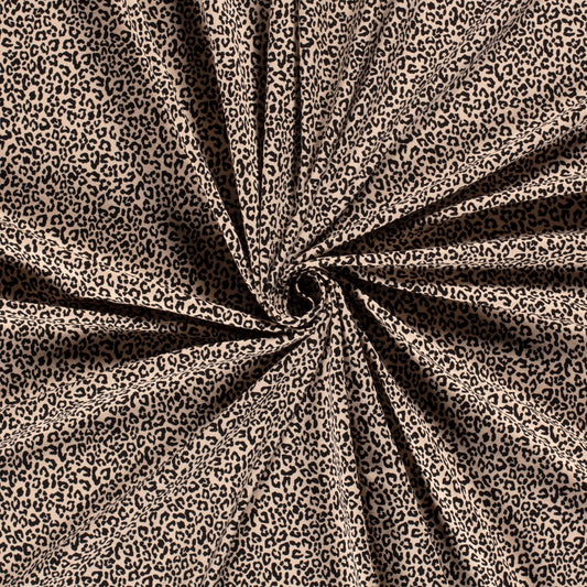 JERSEY DE COTON IMPRIME Leopard